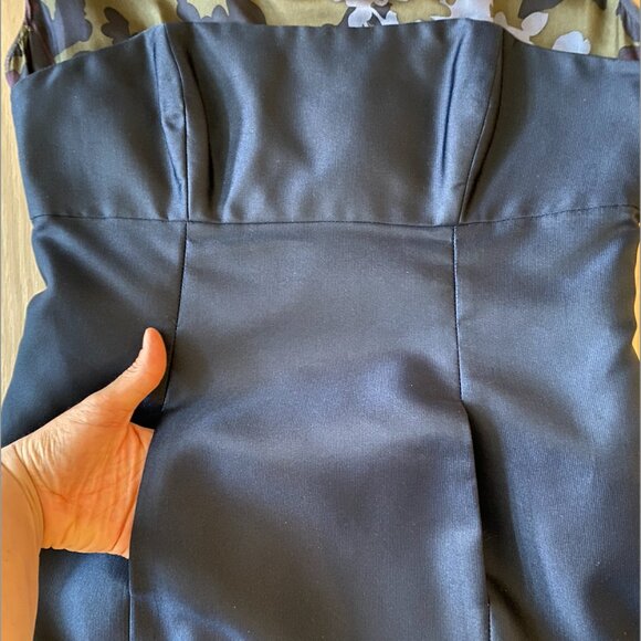 Thread Social Size 4 Silk Fitted Blue Dress - Picture 3 of 4